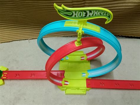 Hot Wheels Neon Speeders Track Set Laser Stunt Slamway Original Hobbies Toys Toys Games On