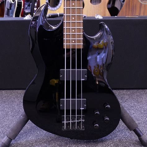 Esp Ltd Viper 104 Bass Guitar Black W Hard Case 2nd Hand Rich