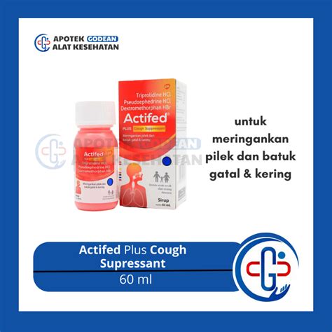 Jual Actifed Sirup Merah Ml Meringankan Pilek Batuk Gatal Dan