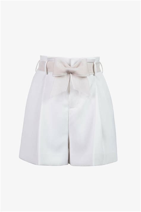 Bianca Short With Nude Bow Belt Mira Zwillinger