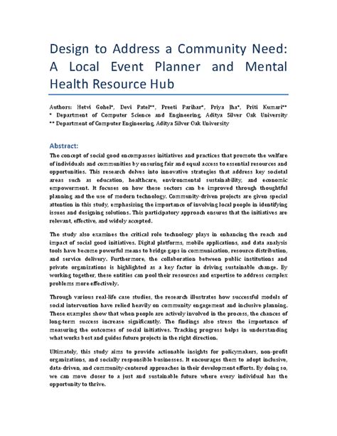 Designing Local Event Planners for Community Engagement and Mental