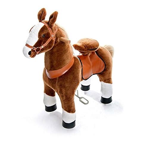 Ponycycle Cheval Roulettes Marron