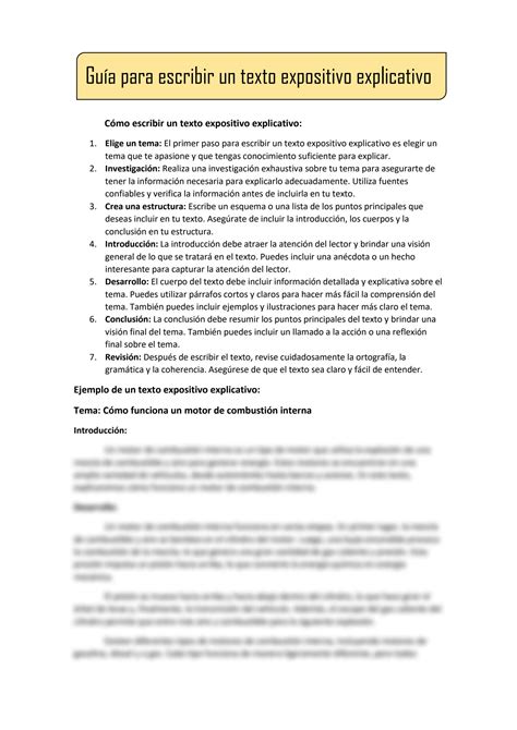 Gu A Completa Para Redactar Un Texto Expositivo Argumentativo Efectivo | My XXX Hot Girl