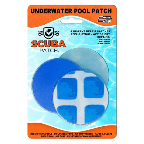 Pool Above Scuba Patch Heavy Duty Underwater Pool Liner Patches Set Of