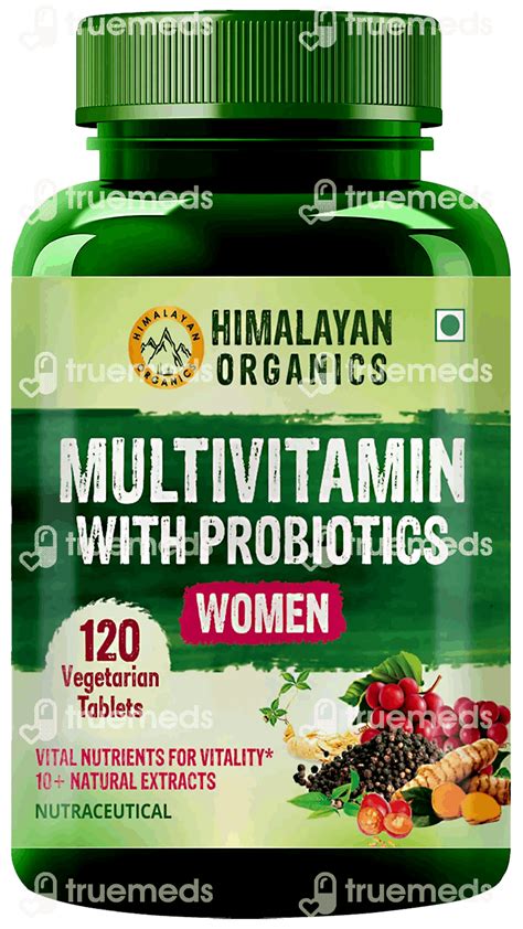 Himalayan Organics Multivitamin With Probiotics For Women Tablet 120