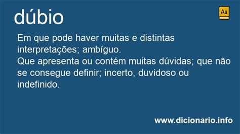 O Que Significa Dúbias