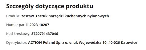 Kolejne Produkty Wycofane Z Action Gis Wyda Pilny Komunikat Obcas Pl