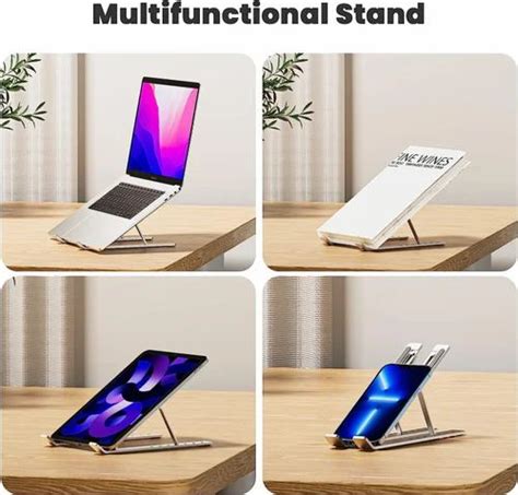 Metal Foldable Laptop Stand Aluminium At Rs Piece Laptop Holder