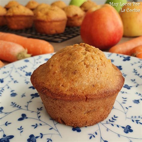 Muy Locos Por La Cocina Muffins De Zanahoria Manzana Coco Y Nueces