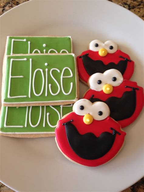 Sesame Street Decorated Sugar Cookies 1 Dozen