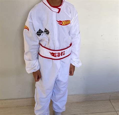 Fantasia Adulto E Infantil Piloto Hot Wheels Parcelamento Sem Juros