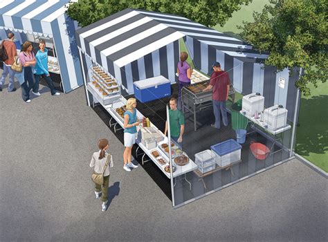 What should a temporary food stall actually look like?