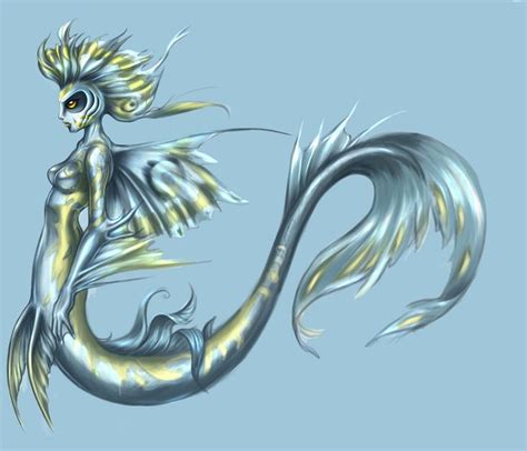 Wip Mermaid By Driany On Deviantart Evil Mermaids Mermaids And