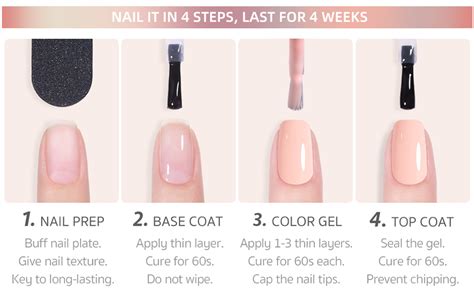 Amazon DouborQ Colors Pink Nude Nail Polish Set Skin Tone