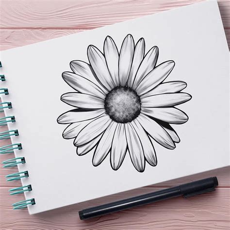 Desenhos De Flores Faceis - 9