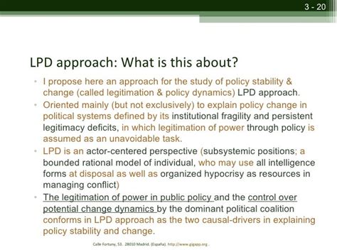 Legitimation And Policy Dynamics Approach