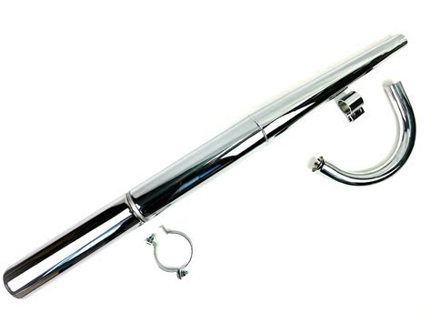 Купить Хомут коленчатый глушителя MZ TS 250, 250/1 комплект DUELLS хром ...