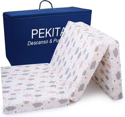 Pekitas Matelas De Voyage Pliable X Cm Hauteur Cm Comprend Sac