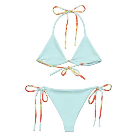 Wonder Of Love Floral Print Recycled String Bikini Formula S Wolf