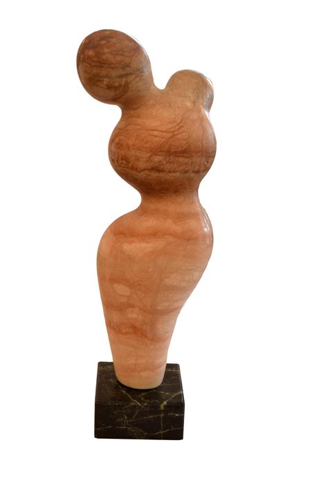 Signed Paporter Art Deco Style 20th Century Female Nude Marble Sculpture For Sale At 1stDibs
