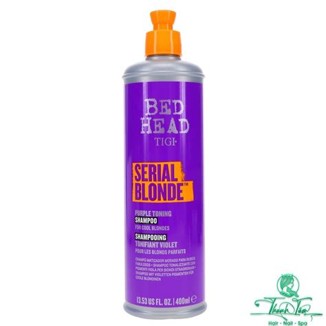 NL Dầu gội tím cho tóc bạch kim Tigi Bed Head Serial Blonde Purple Toning Shampoo 400ml
