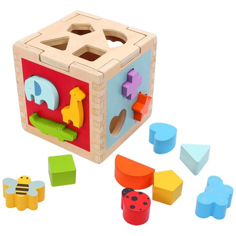 Wooden Shape Sorter Cube | canoeracing.org.uk