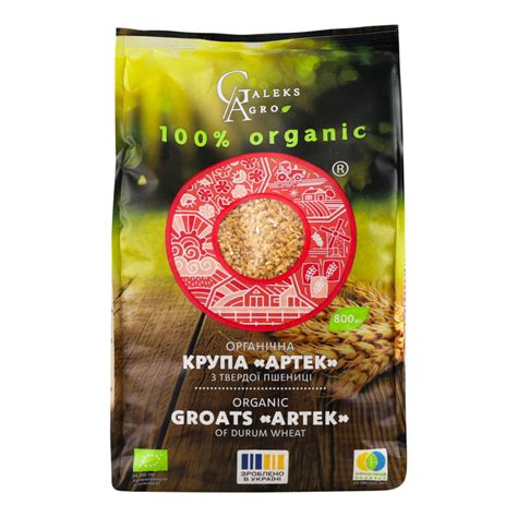 Крупа из твердой пшеницы органическая Артек Galeks Agro м/у 800г Galeks ...