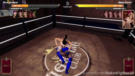 Naked Fighter D Blue Shadow Vs Marie Queen