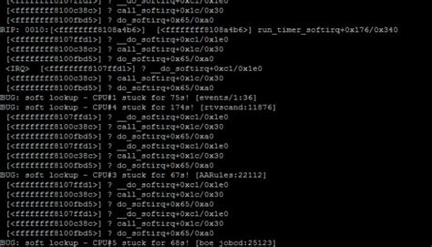 degrading  current kernel version helps  relieving