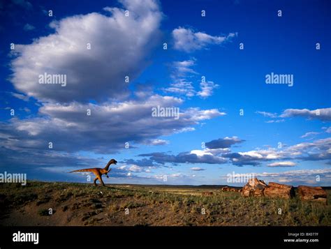 Arizona Dino sour park dinosaur Holbrook sculpture simulation USA ...