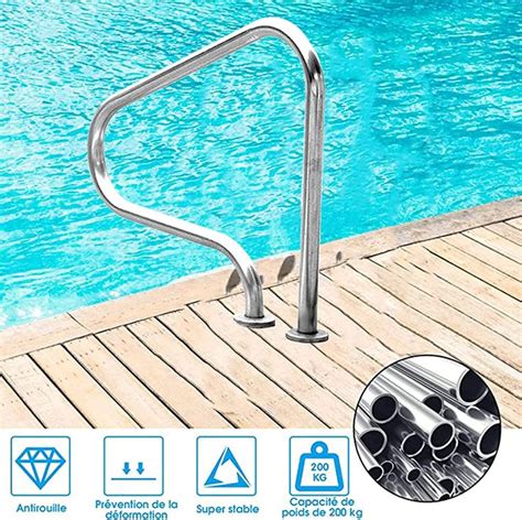 WUDAXIAN Pool Handrail Handrails Swimming Pool Hand Rail 304 Stainless