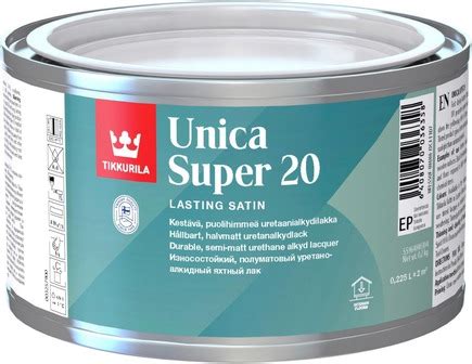 Unica Super 20 Uretaanialkydilakka 0,225l puolihimmeä EP sävytettävissä ...