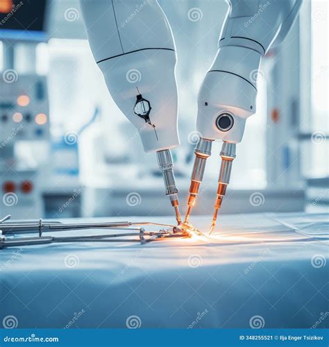 Robotic Surgery System, Precision Instruments, High Tech Operating Room