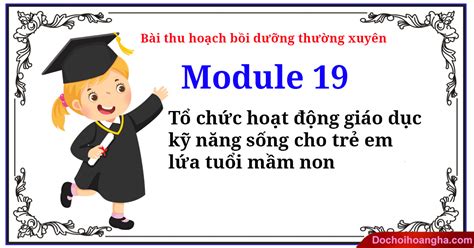 Module Gi O D C K N Ng S Ng Cho Tr Em L A Tu I M M Non