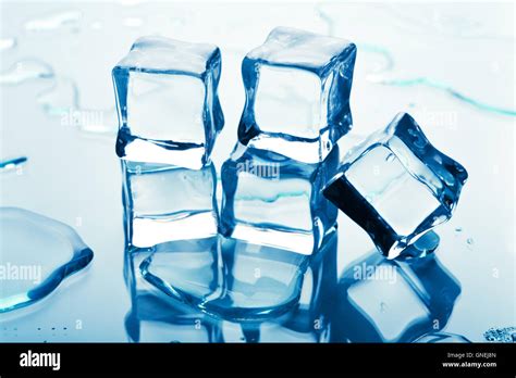 melting ice cubes stock photo alamy