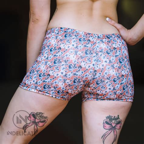 Autumn Flowers Hot Pants Indelicate Clothing