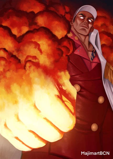 Akainu full focused on his mission at Marineford! Fanart by me :) : r ...