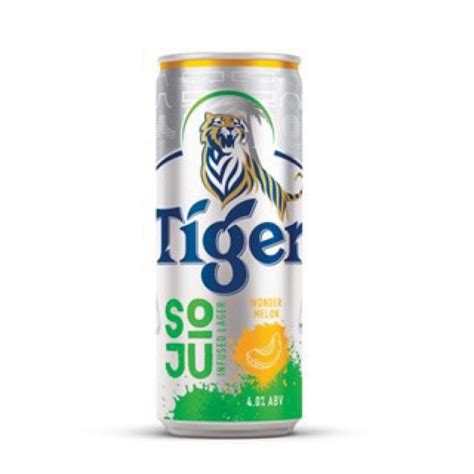 Mua thùng 20 lon bia Tiger Soju Infused Lager Wonder Melon (vị Soju dưa ...