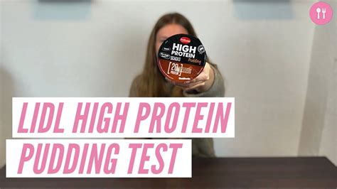 Lidl High Protein Pudding Test Youtube