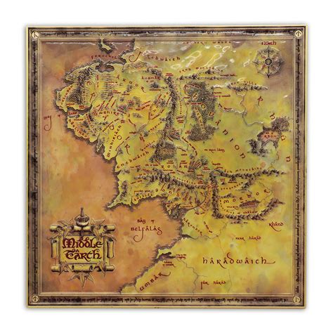 map of lord of the rings 1