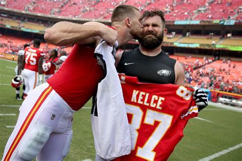 How many Kelce brothers are in the NFL?