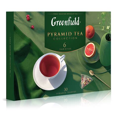 Greenfield Pyramid Tea Collection 12 Varieties купить на OZON по низкой ...