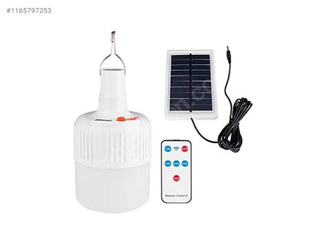 Powermaster Mx V Kumandal Solar Arjl Acil Durum Kamplambas Acil