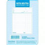 Talão de nota neutra 1 36 Pequeno Papelaria Criativa