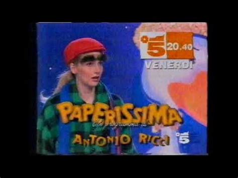 PROMO CANALE 5 VARIETA' "PAPERISSIMA (1995) - YouTube