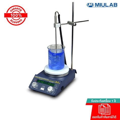 เครองกวนสารใหความรอนแบบดจตอล Digital magnetic stirrer hot plate series รน TP S