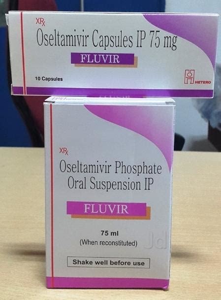 Fluvir Oral Suspension Packaging Size 10 Tablets 75 MG At Rs 539