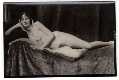 Nackte Frau Weibl Akt Girl Nude Erotica Orig Foto X Cm Jugendstil