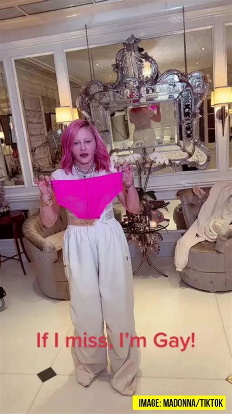 Madonna Appears To Be Gay In A Playful TikTok Video Relationship Rules
