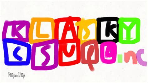 Klasky Csupo Building Letters Flipaclip Remake Youtube